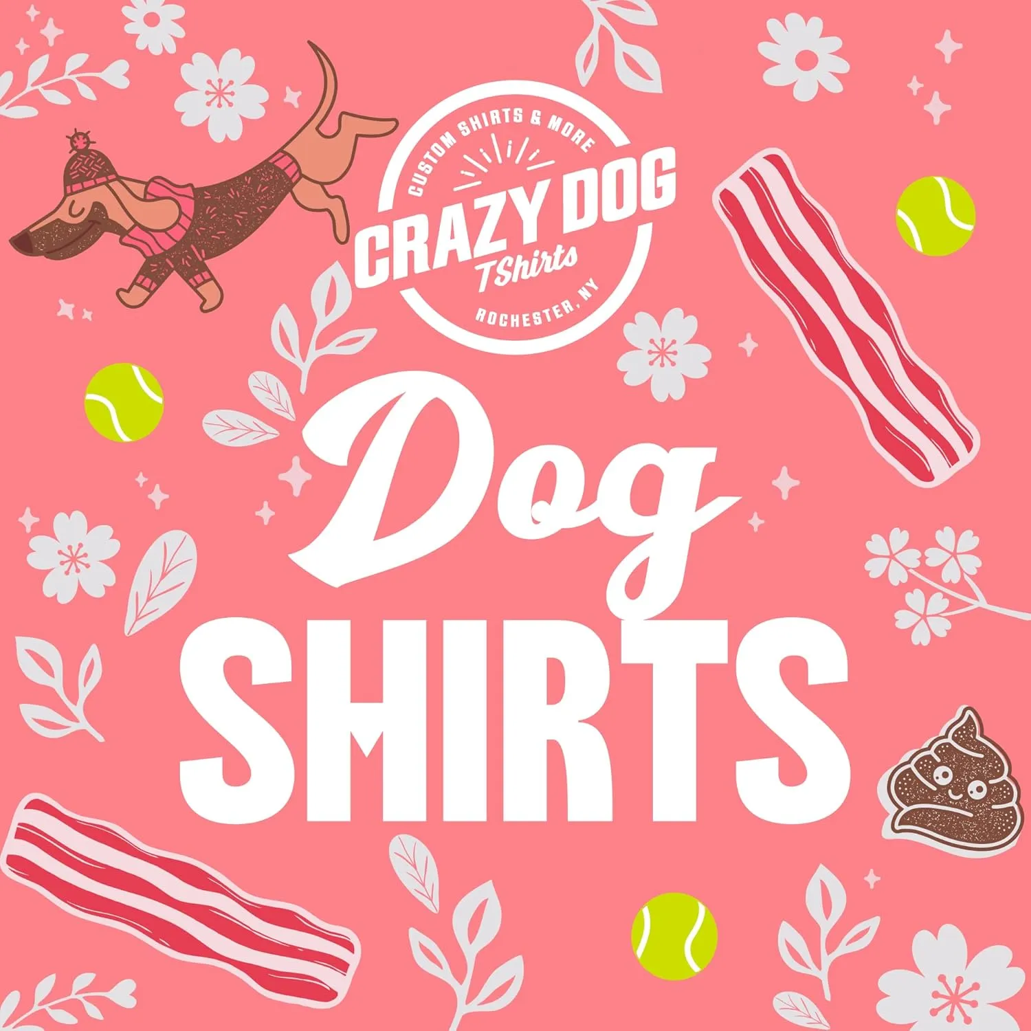 Funny Dog Shirt Gag Outdoor Outfit  Little Poop Cartoon Graphic Tee  Lightweight Cotton Blend for Small to Extra Large Dogs  Sarcastic Pet Gift for Dog Lovers Black, S