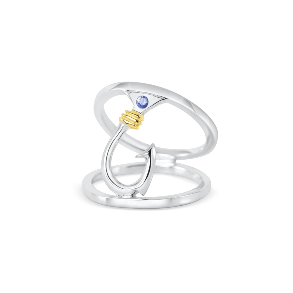 Hook Double Band Ring