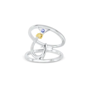 Hook Double Band Ring