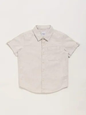 HOP Kids Plain Beige Shirt
