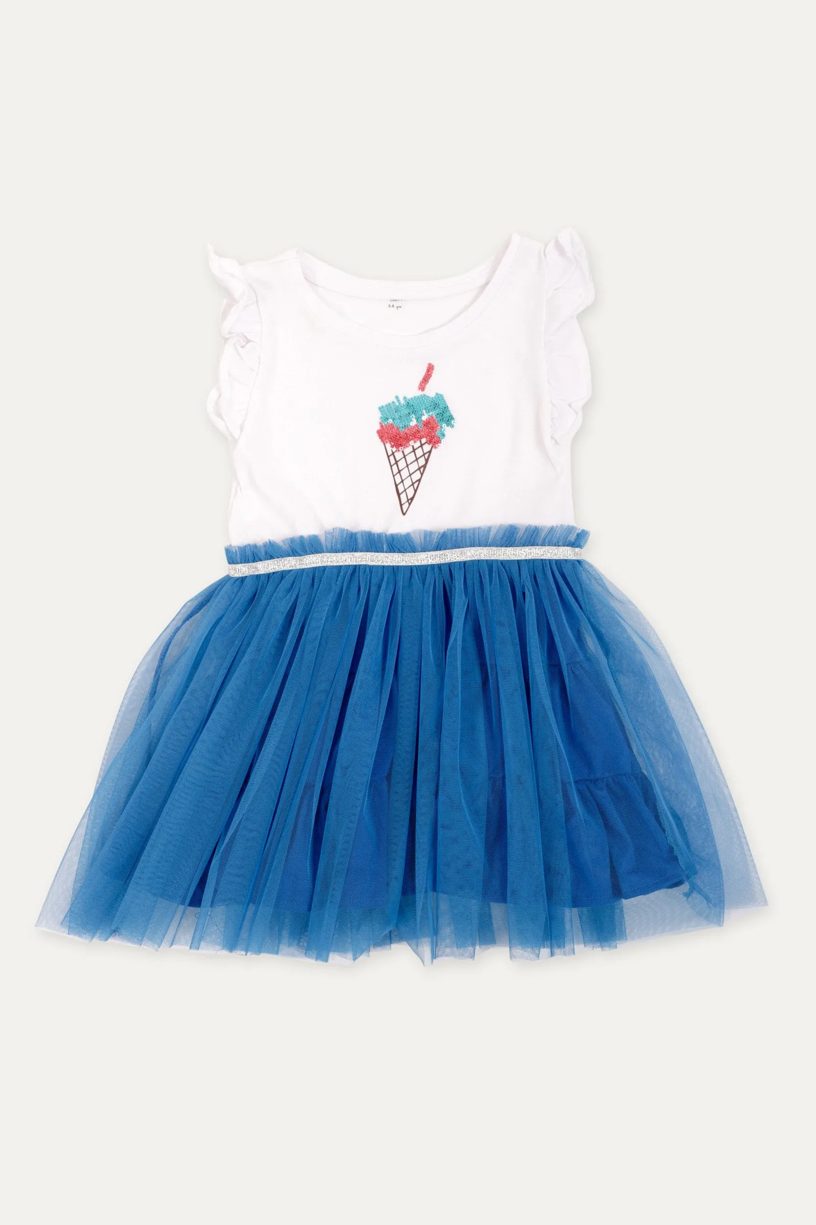 Ice-cream' Graphic Frock