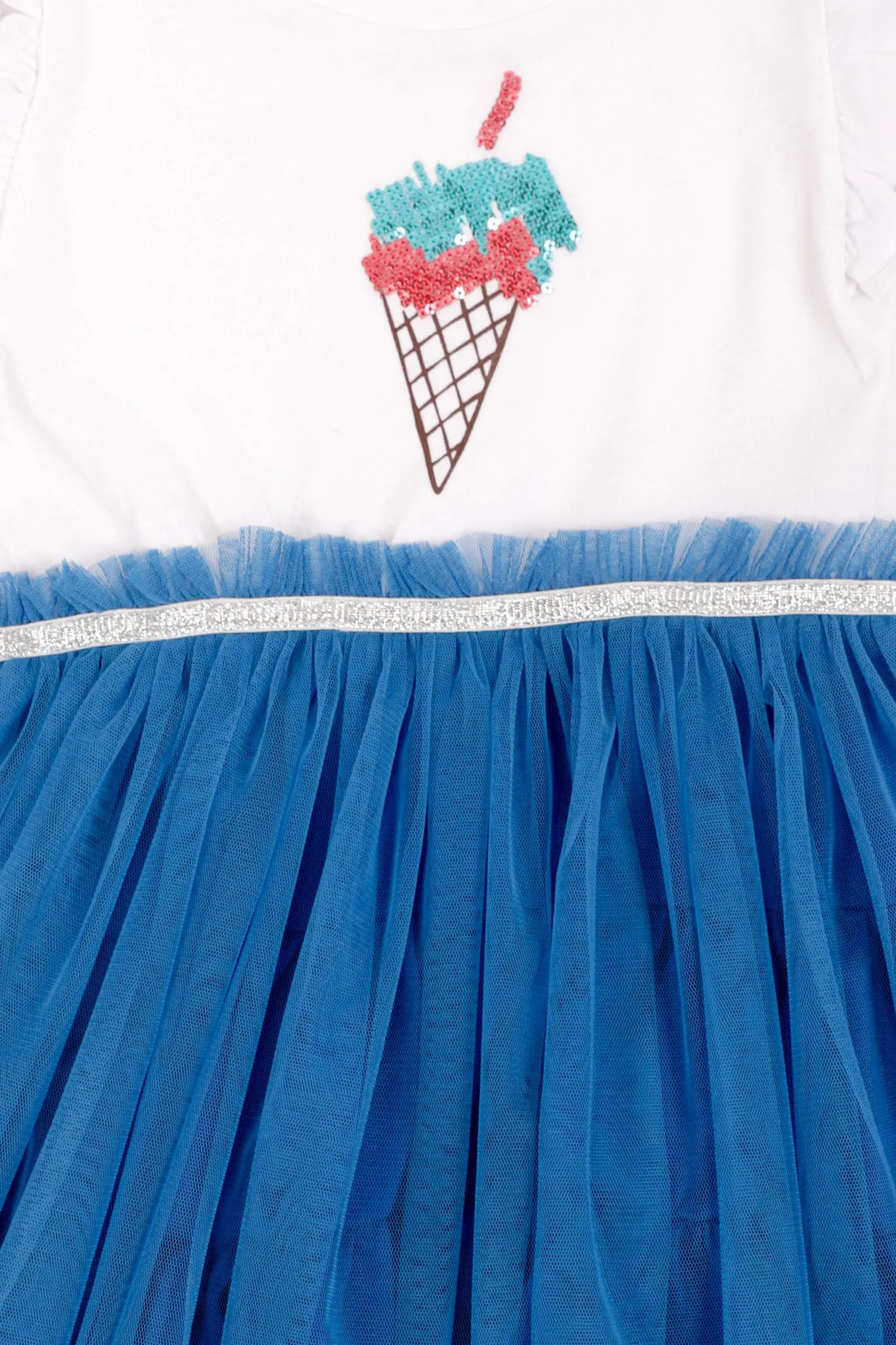 Ice-cream' Graphic Frock