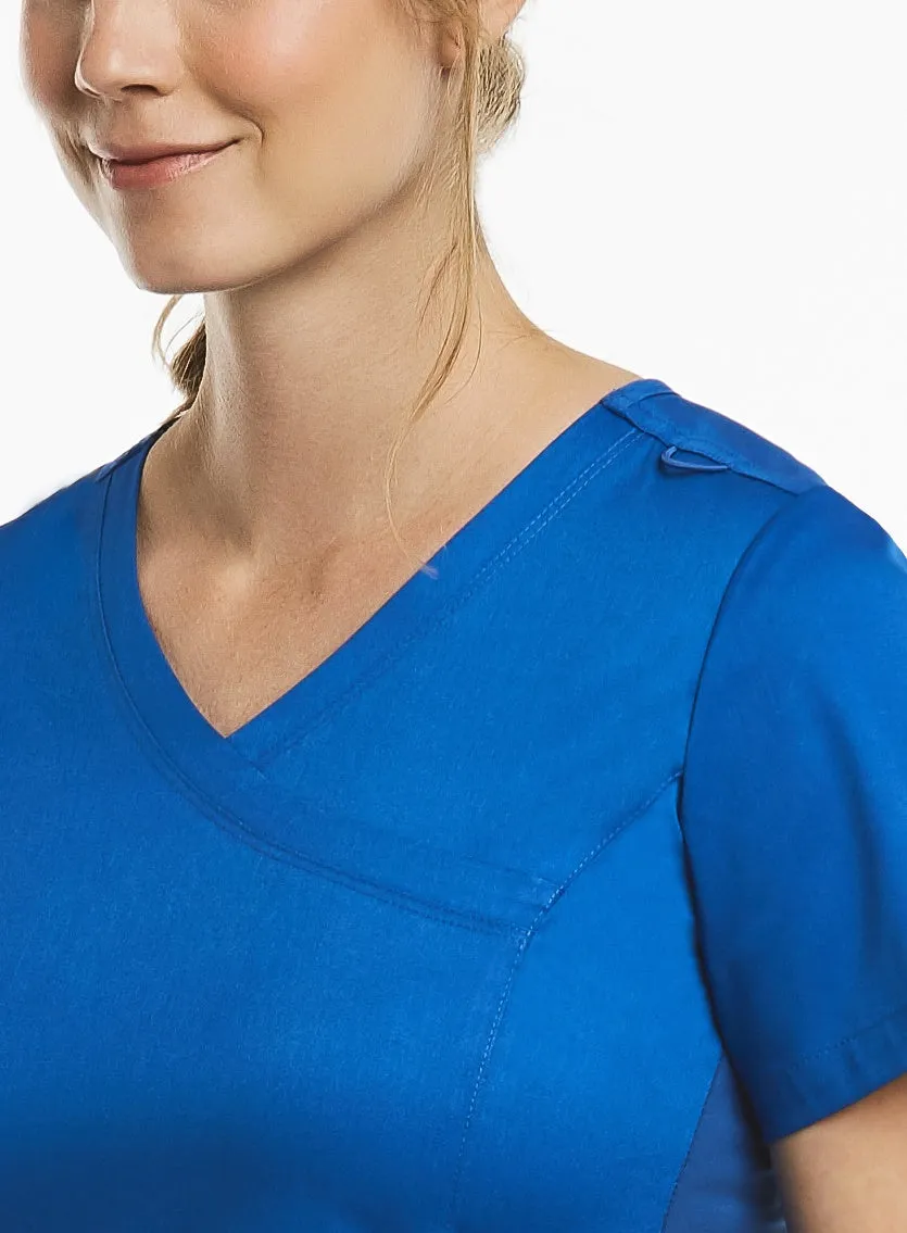 Matrix Curved Mock Wrap Top