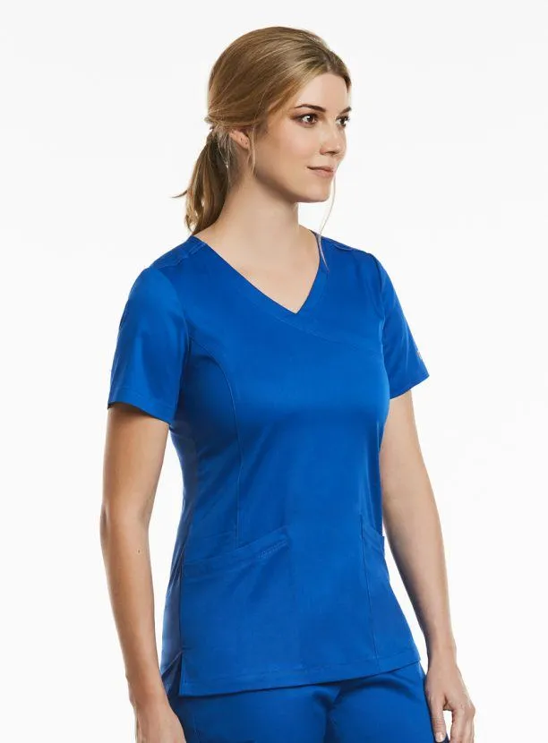 Matrix Curved Mock Wrap Top