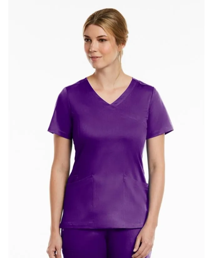 Matrix Curved Mock Wrap Top