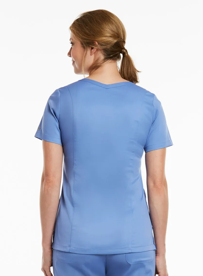 Matrix Double V-Neck Top