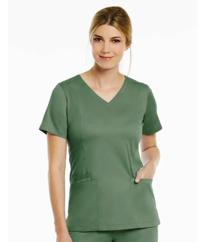Matrix Double V-Neck Top