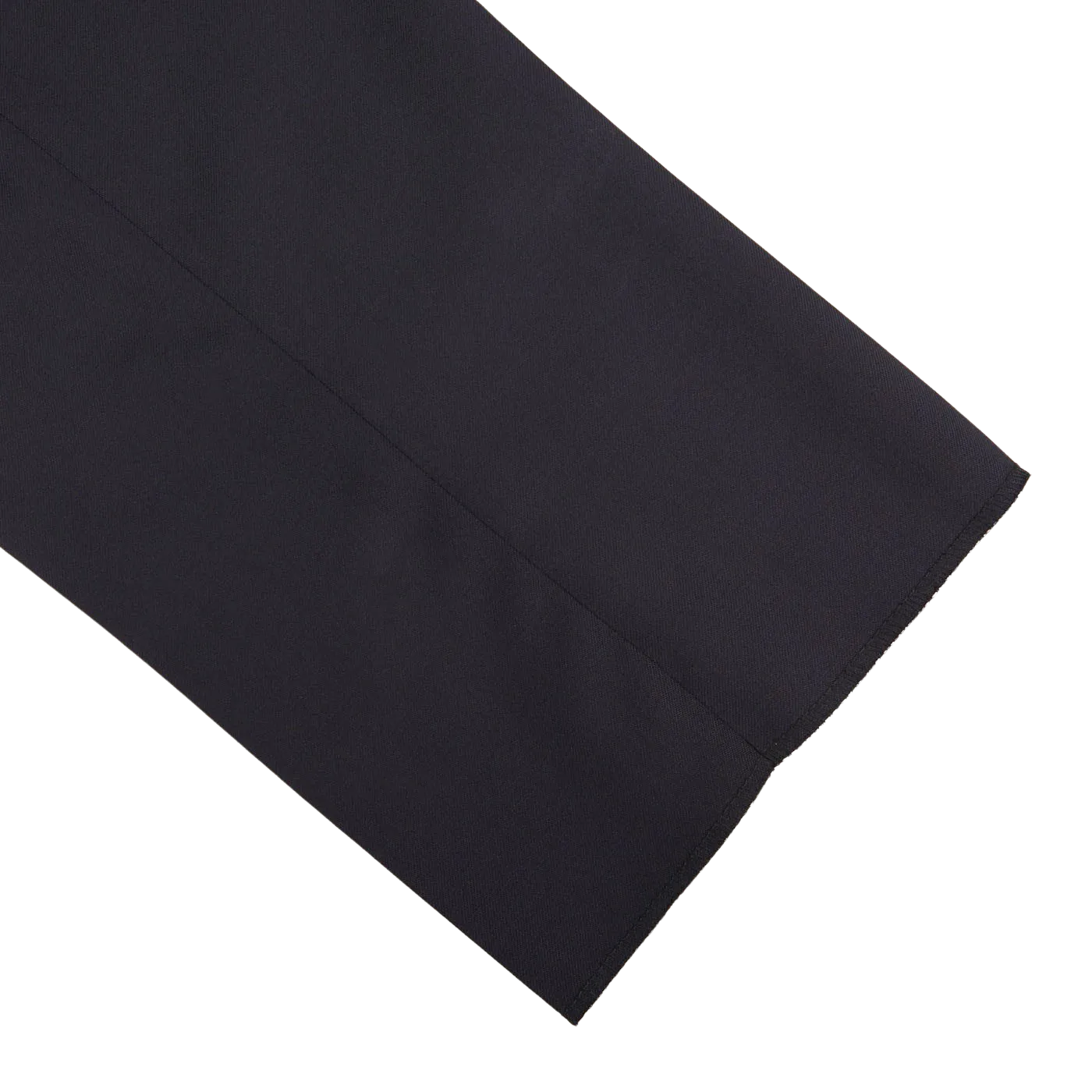 Midnight Navy Super 110s Wool Pleat Trousers