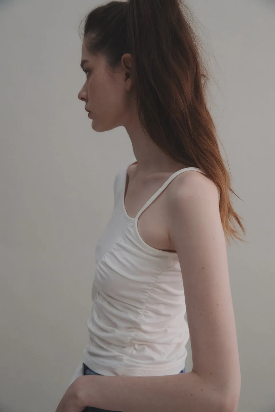 One shoulder top