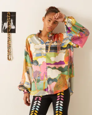 Poet Aurora Silk Blouse
