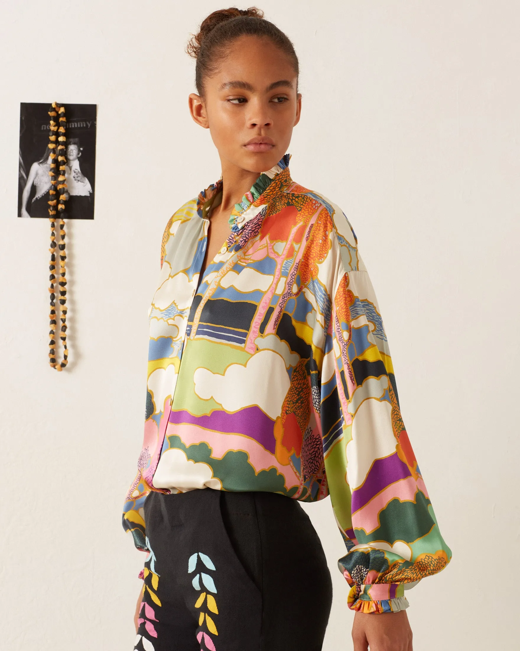 Poet Aurora Silk Blouse