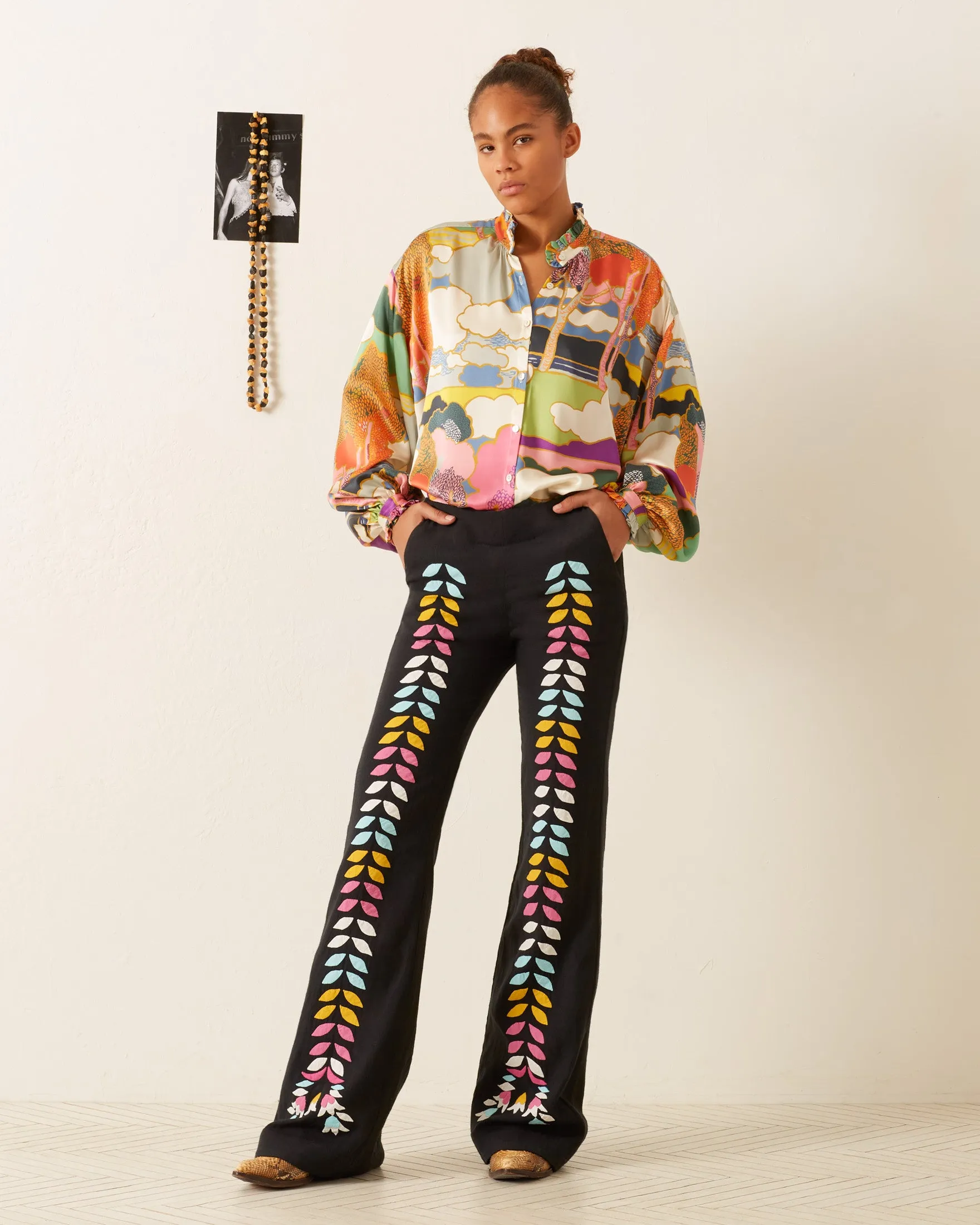 Poet Aurora Silk Blouse