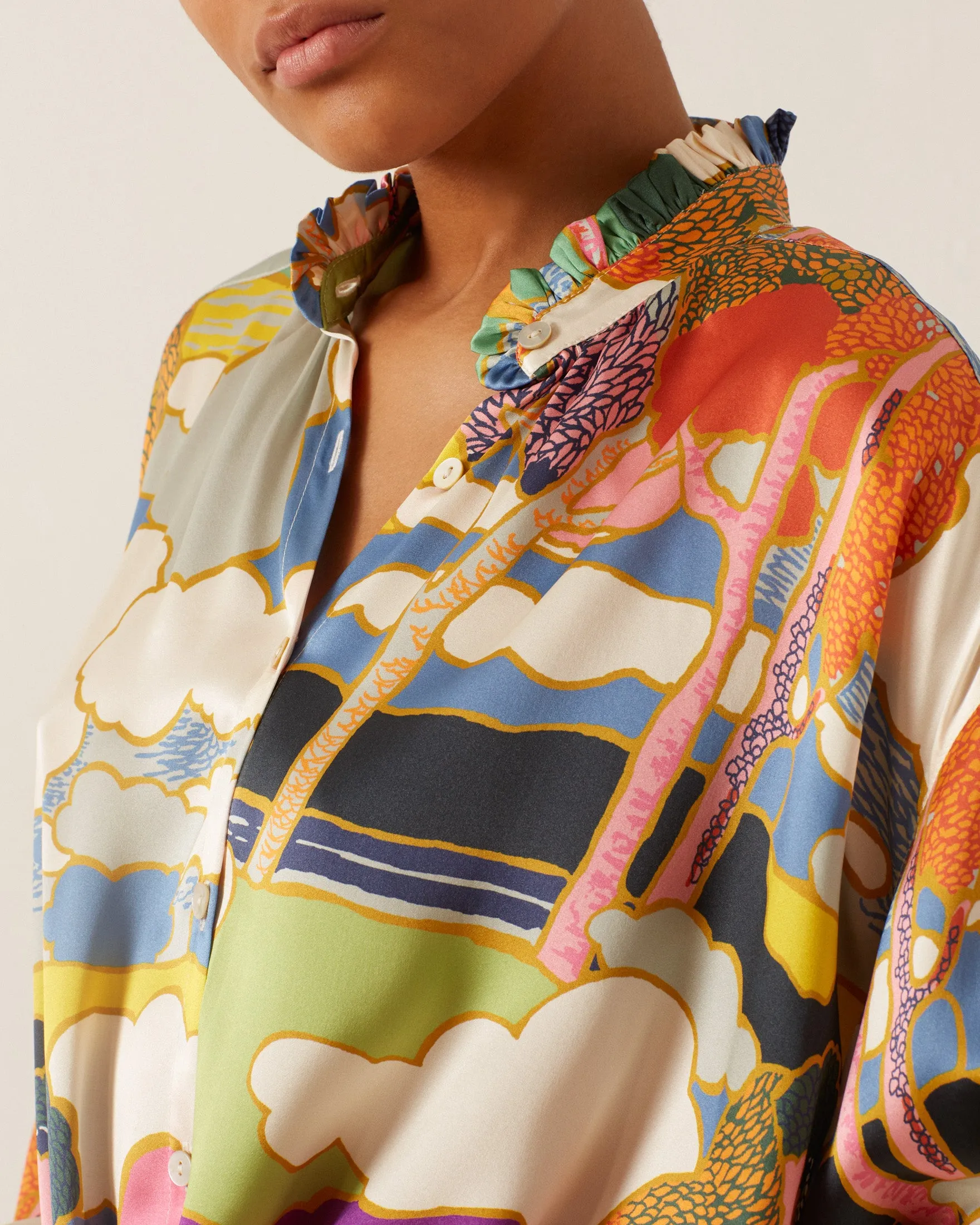 Poet Aurora Silk Blouse