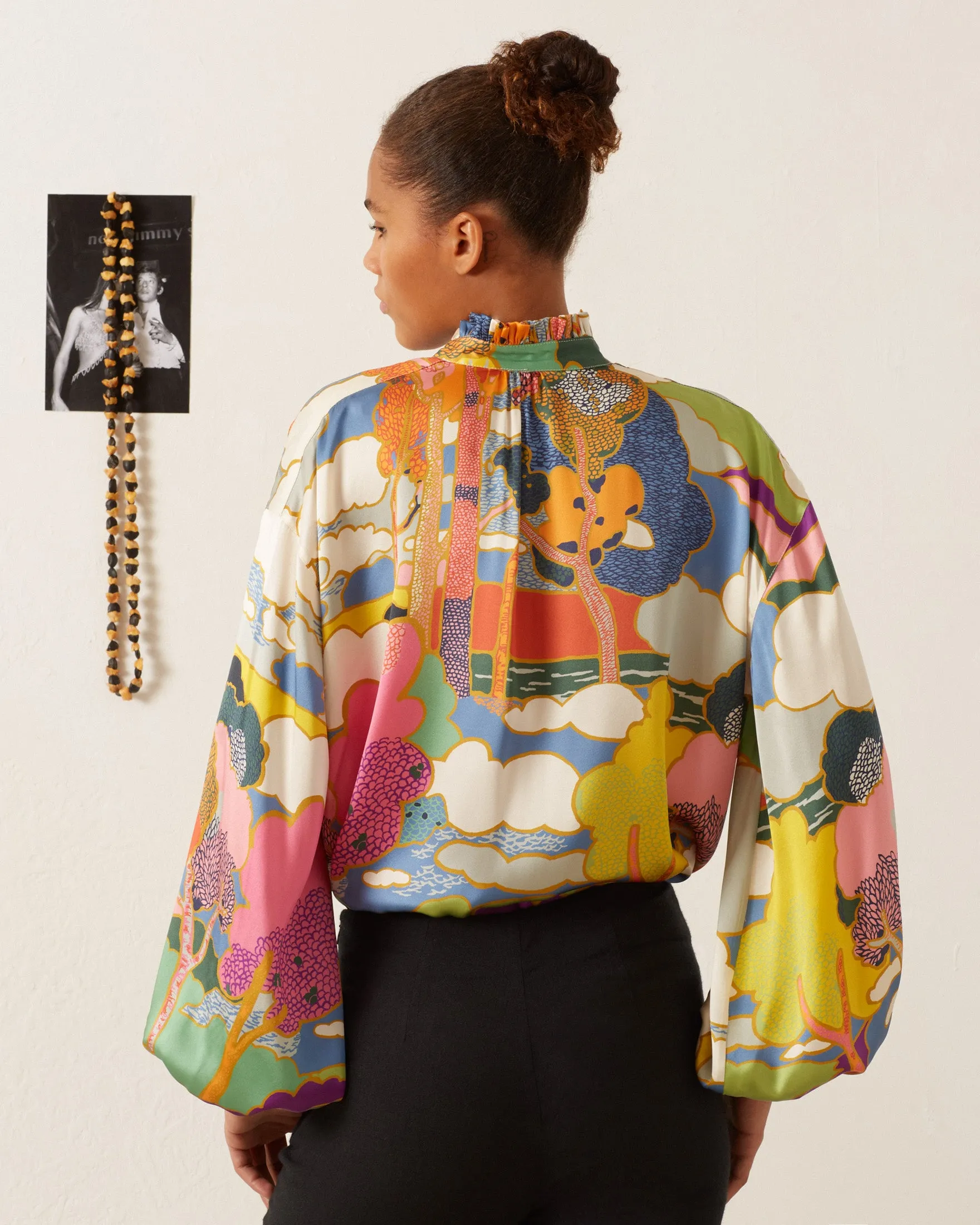 Poet Aurora Silk Blouse