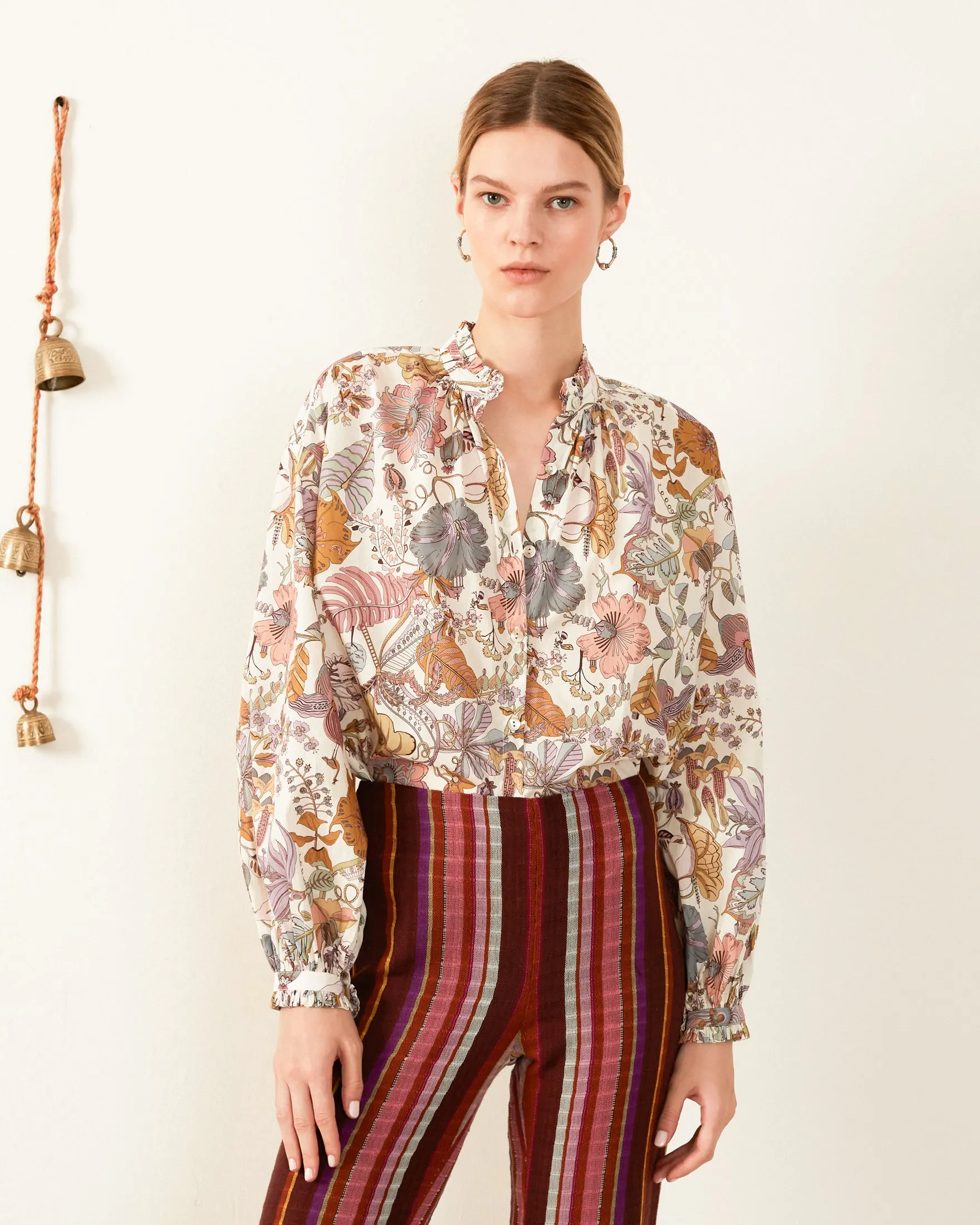 Poet Faded Eden Blouse