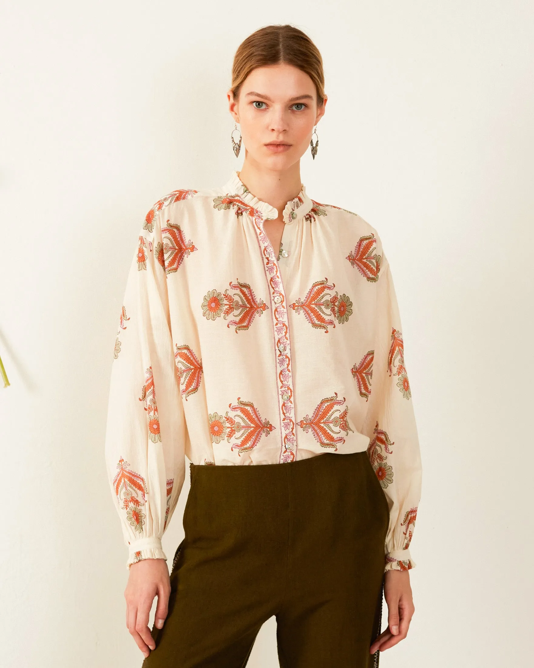 Poet Guava Cactus Flower Shirt