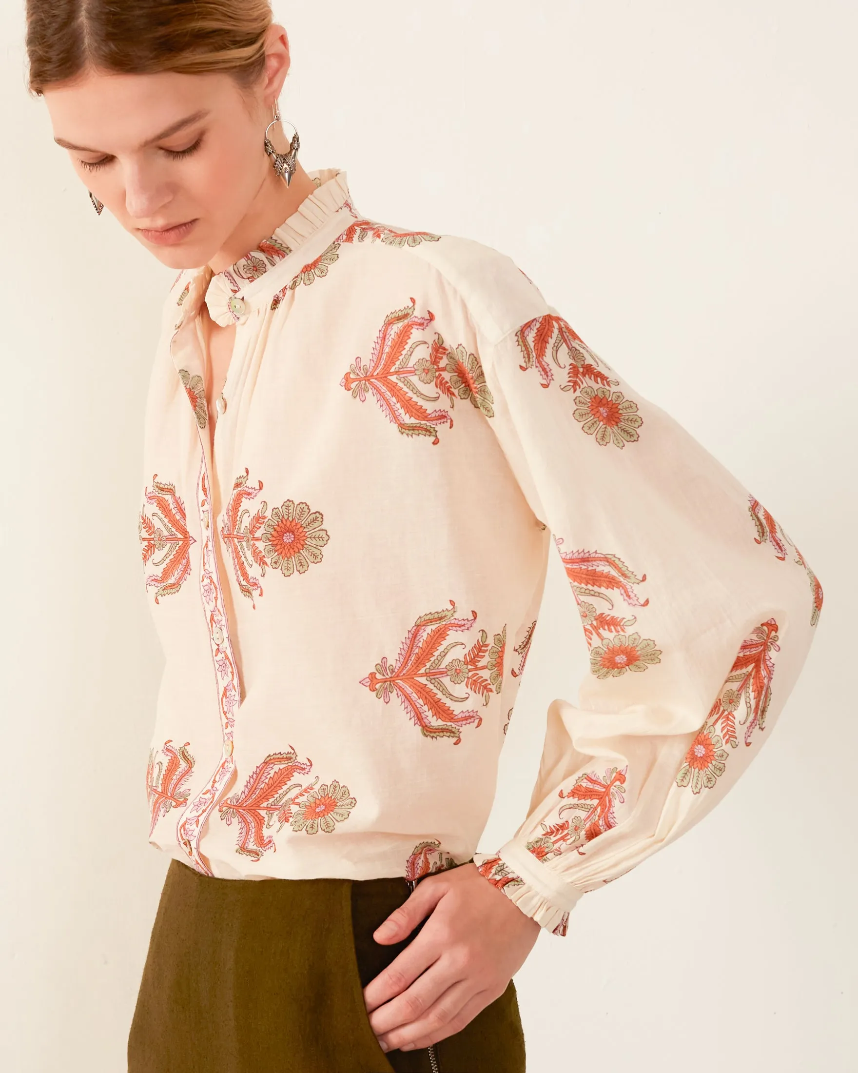 Poet Guava Cactus Flower Shirt