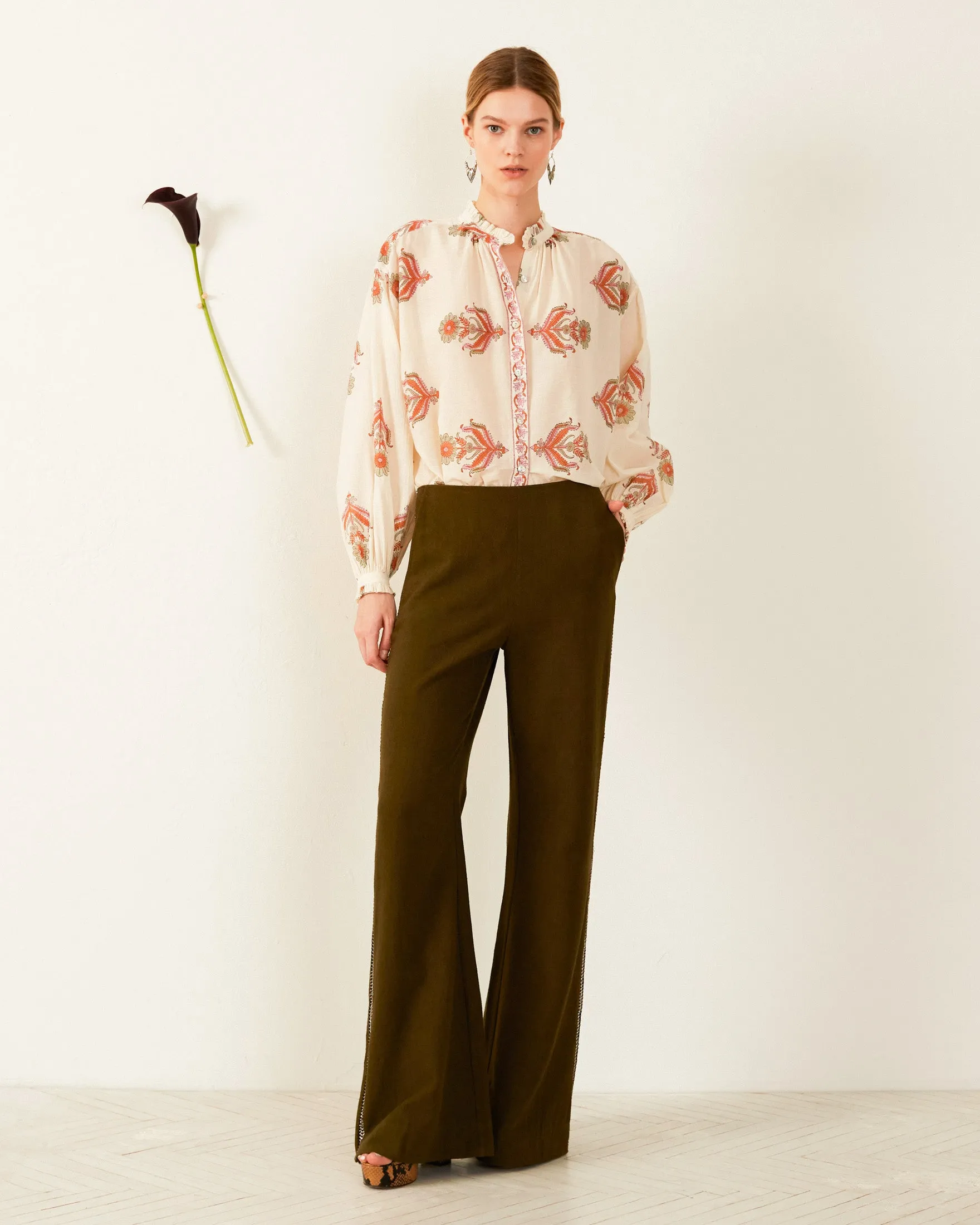 Poet Guava Cactus Flower Shirt