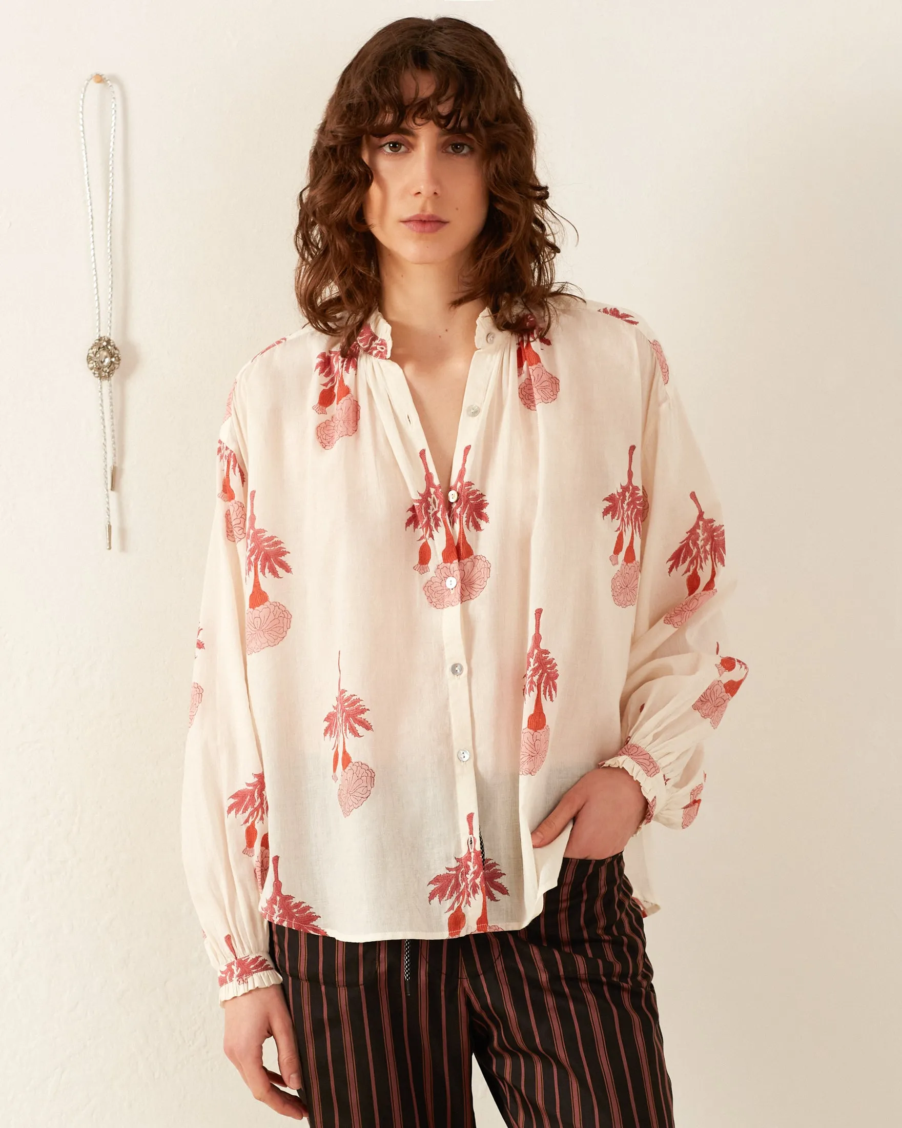 Poet Tea Rose Blouse