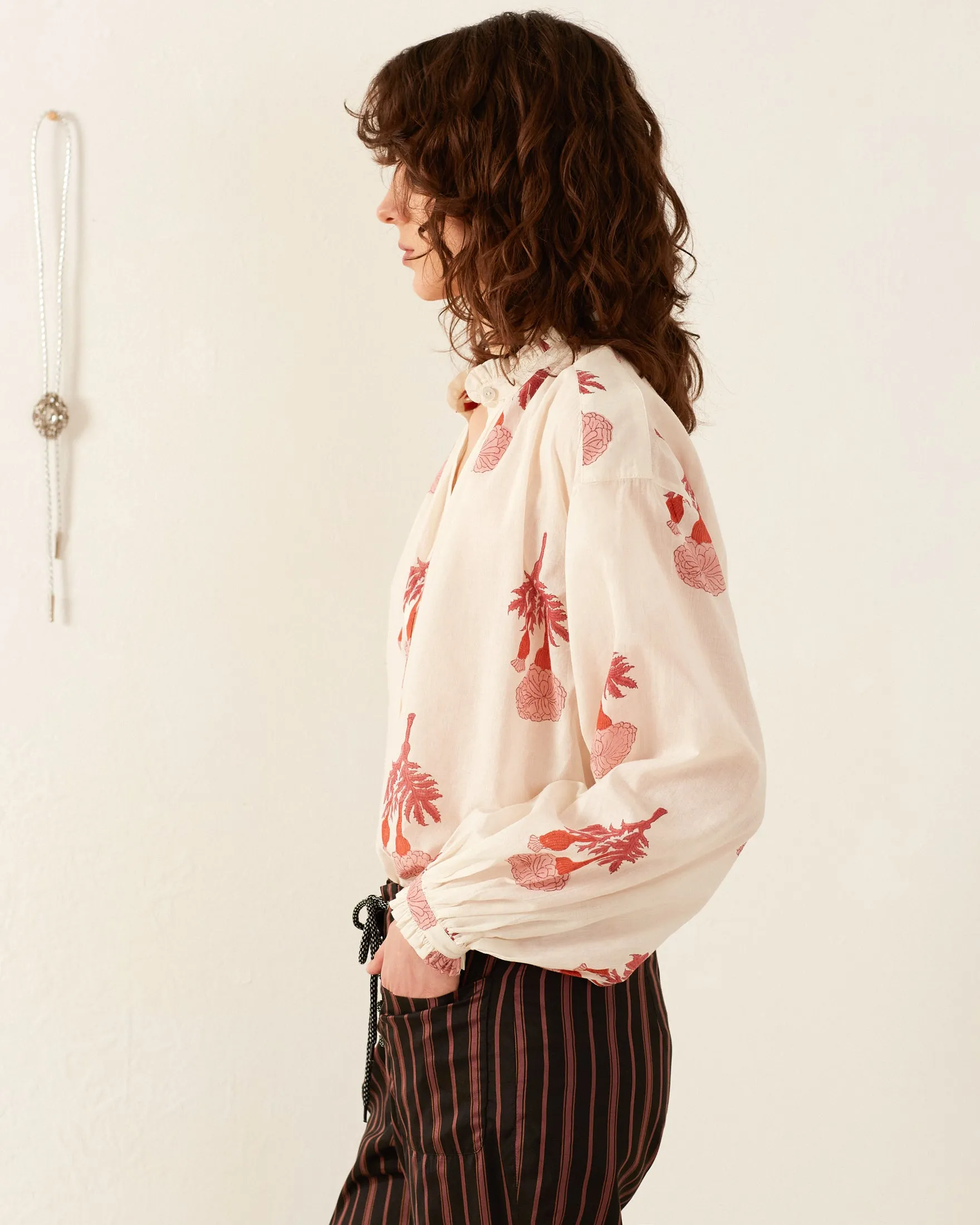 Poet Tea Rose Blouse