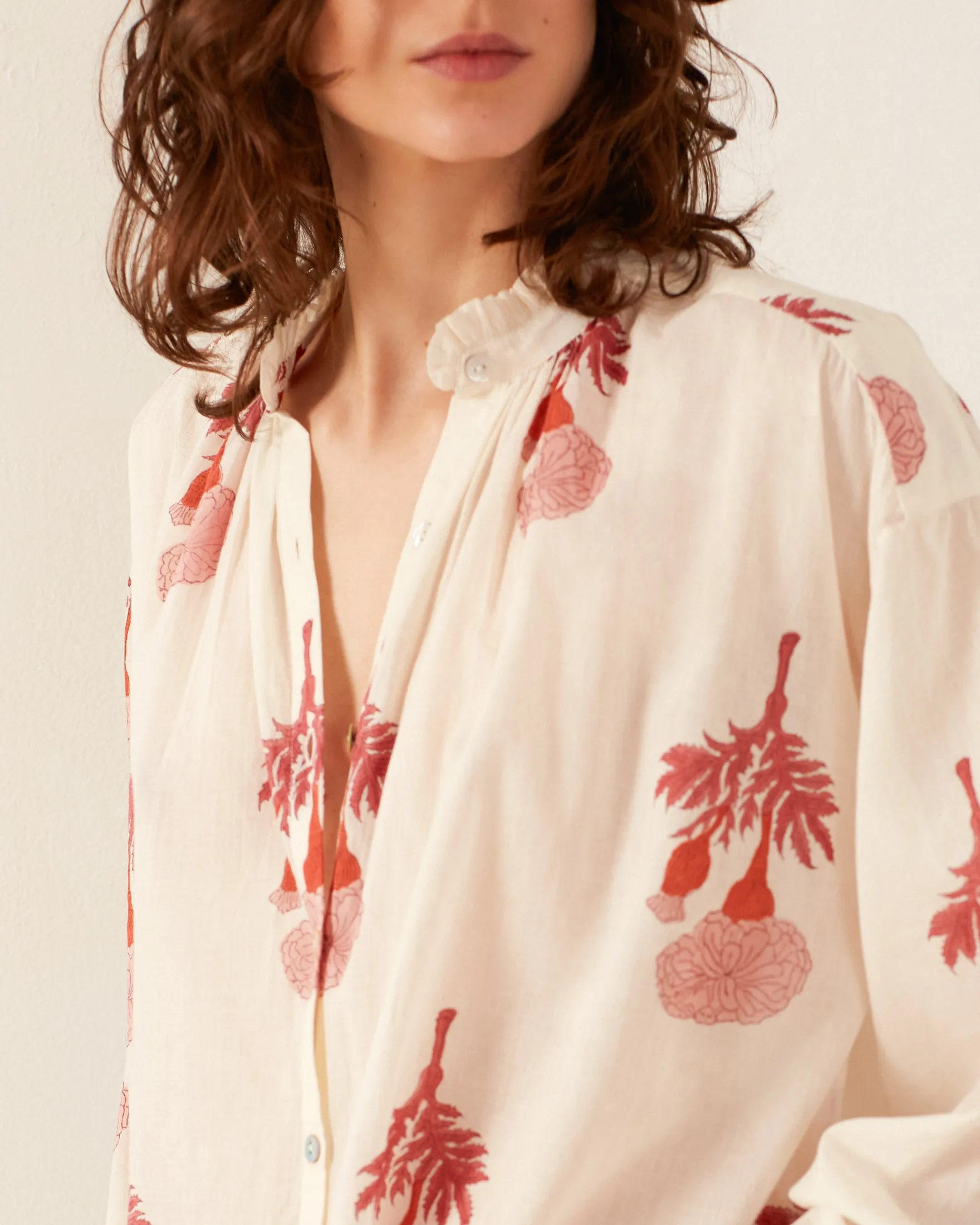 Poet Tea Rose Blouse