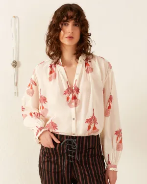Poet Tea Rose Blouse