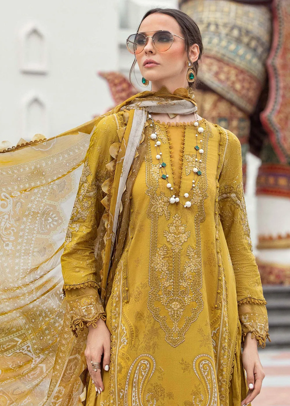 Printed Lawn Suit - Maria B - M.Prints Eid Collection 2023 - MPT-1805-A