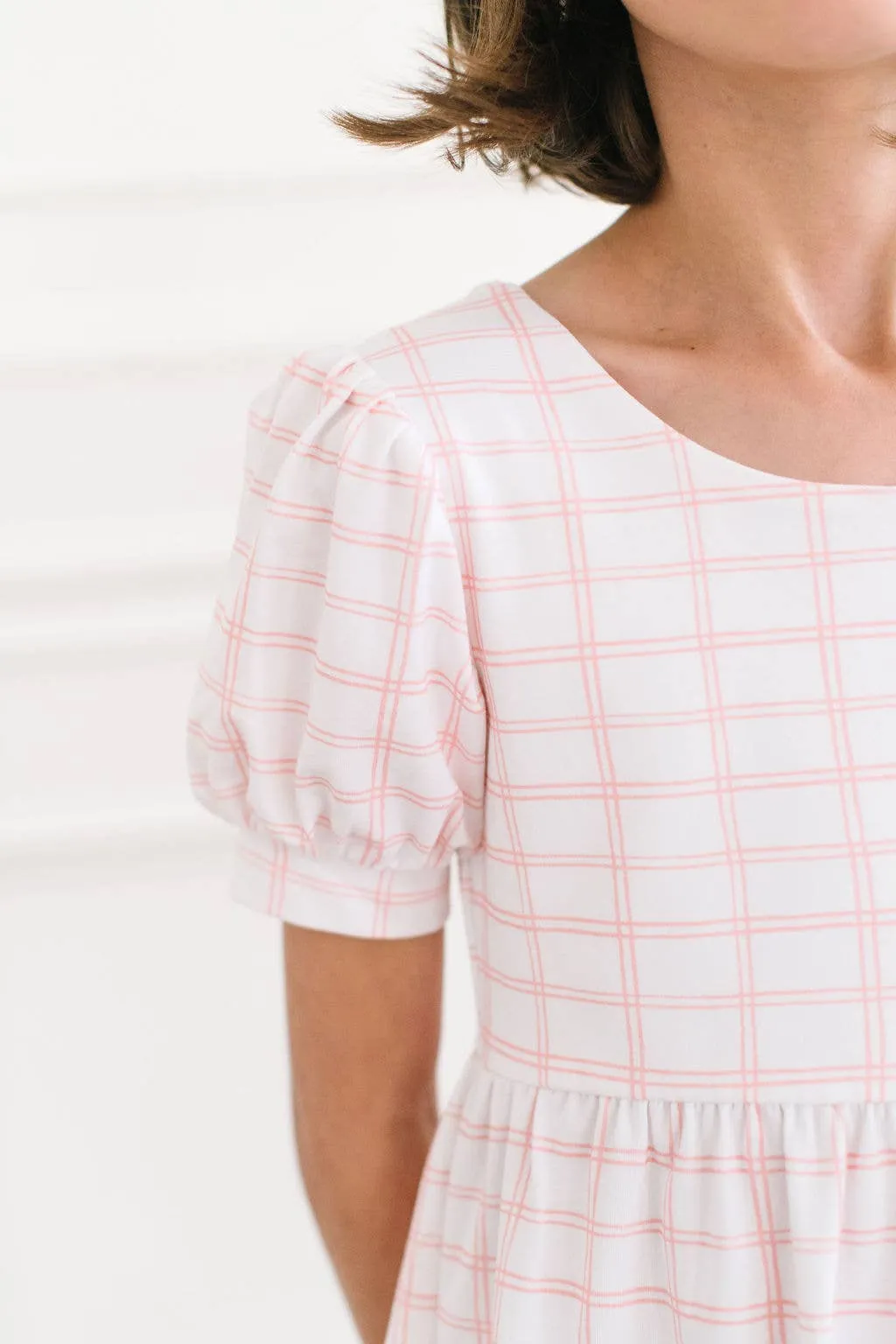 Puff LeggyåÊRomper in PinkåÊPicnic