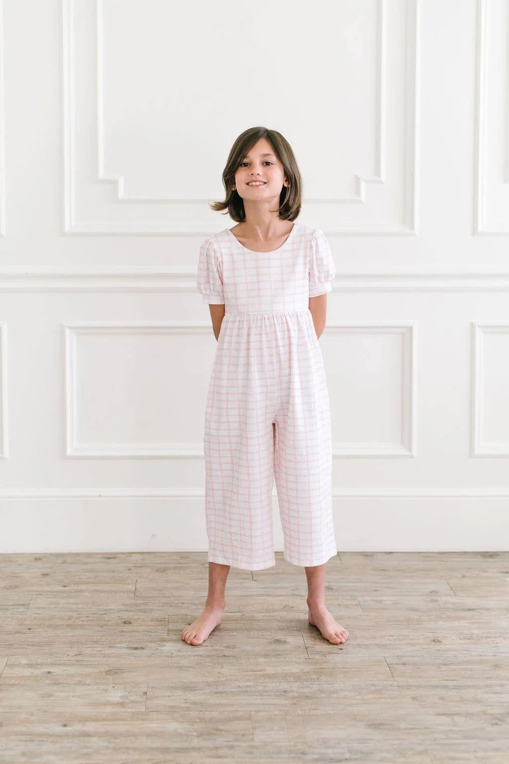 Puff LeggyåÊRomper in PinkåÊPicnic