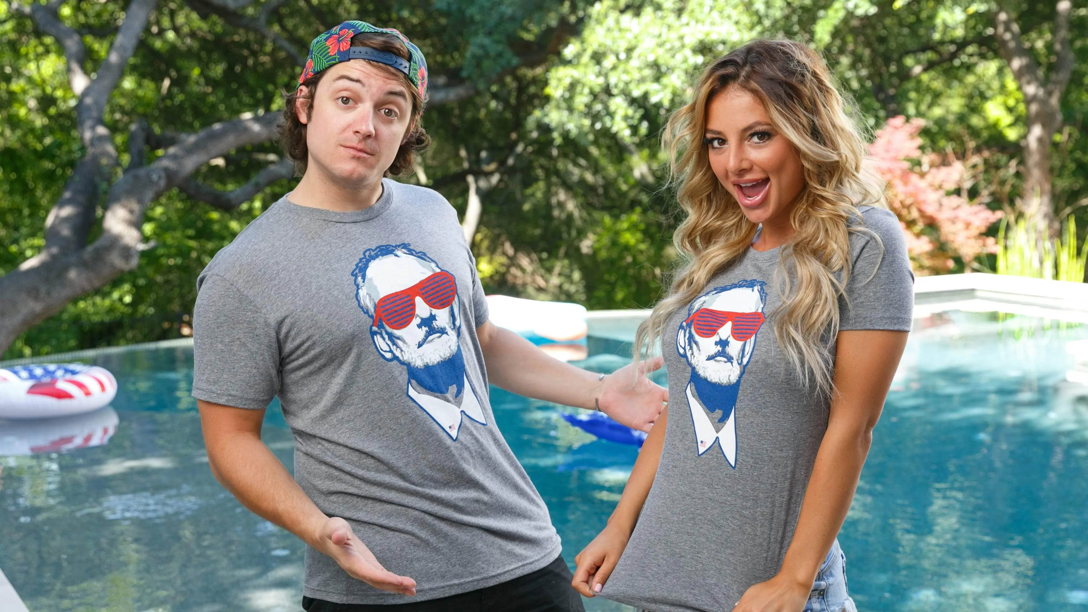 Red, White, & BFM Tee
