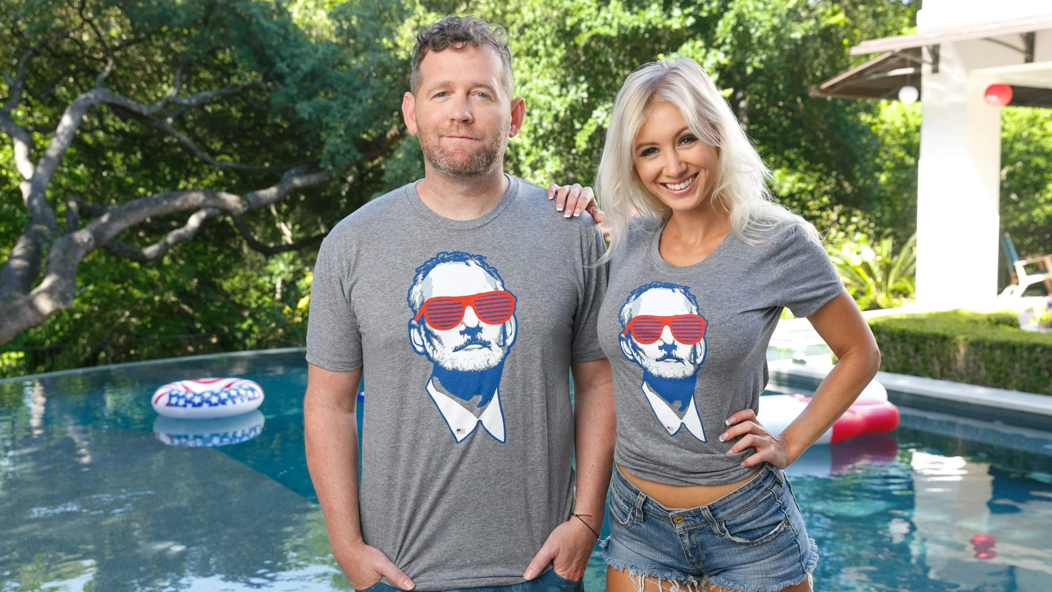 Red, White, & BFM Tee