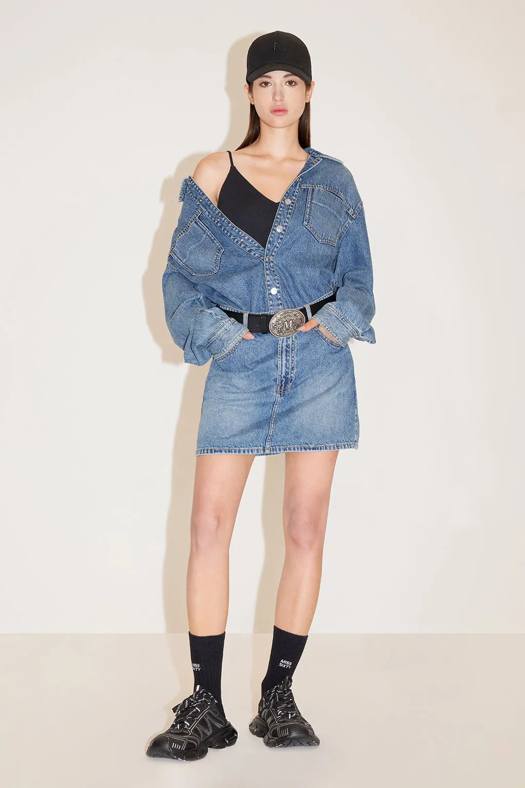 Retro Denim Dress