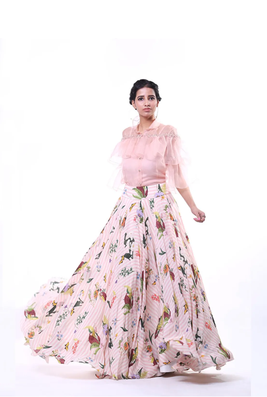Shirt And Skirt Set