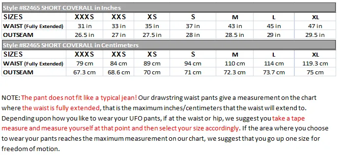 Short Wind Coverall #82465 Unisex