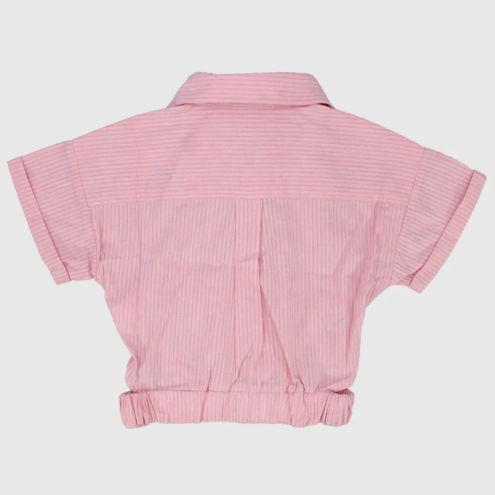 Striped Short-Sleeved Shirt