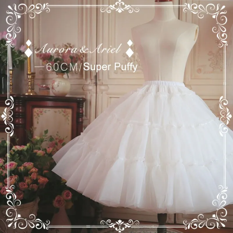 Super Puffy Lolita Petticoat Sweet A line Organza Underskirt