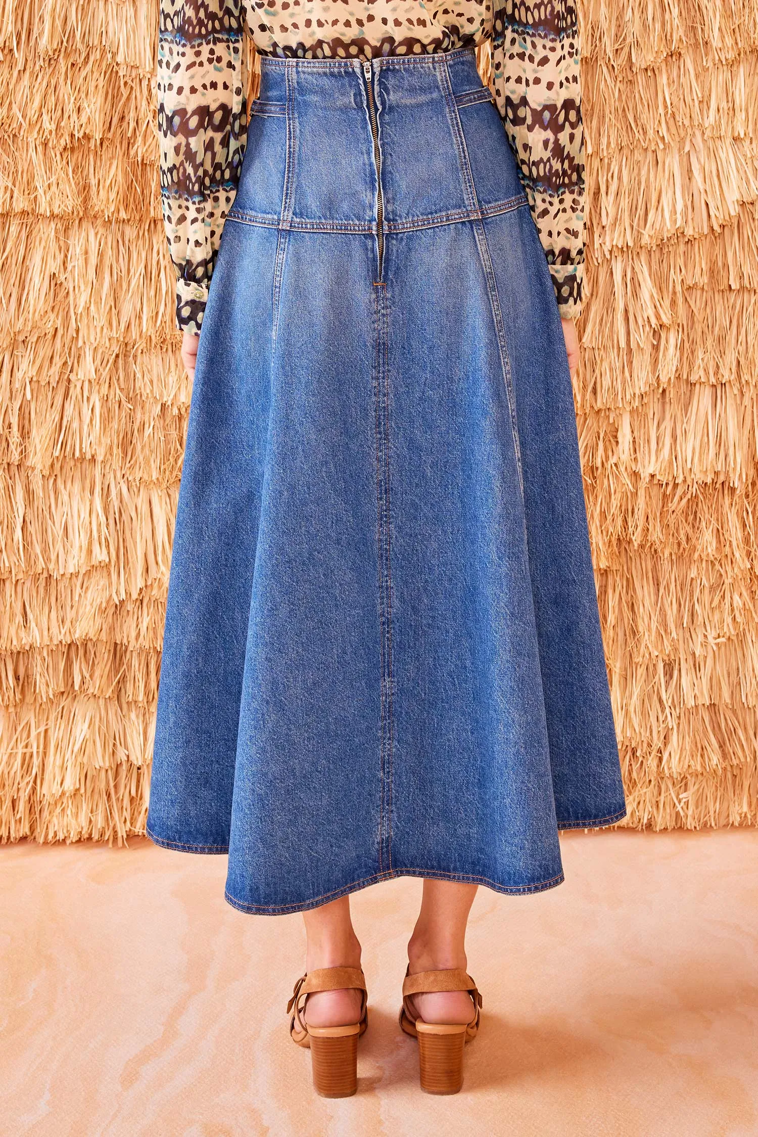 The Brigette Skirt - Danube