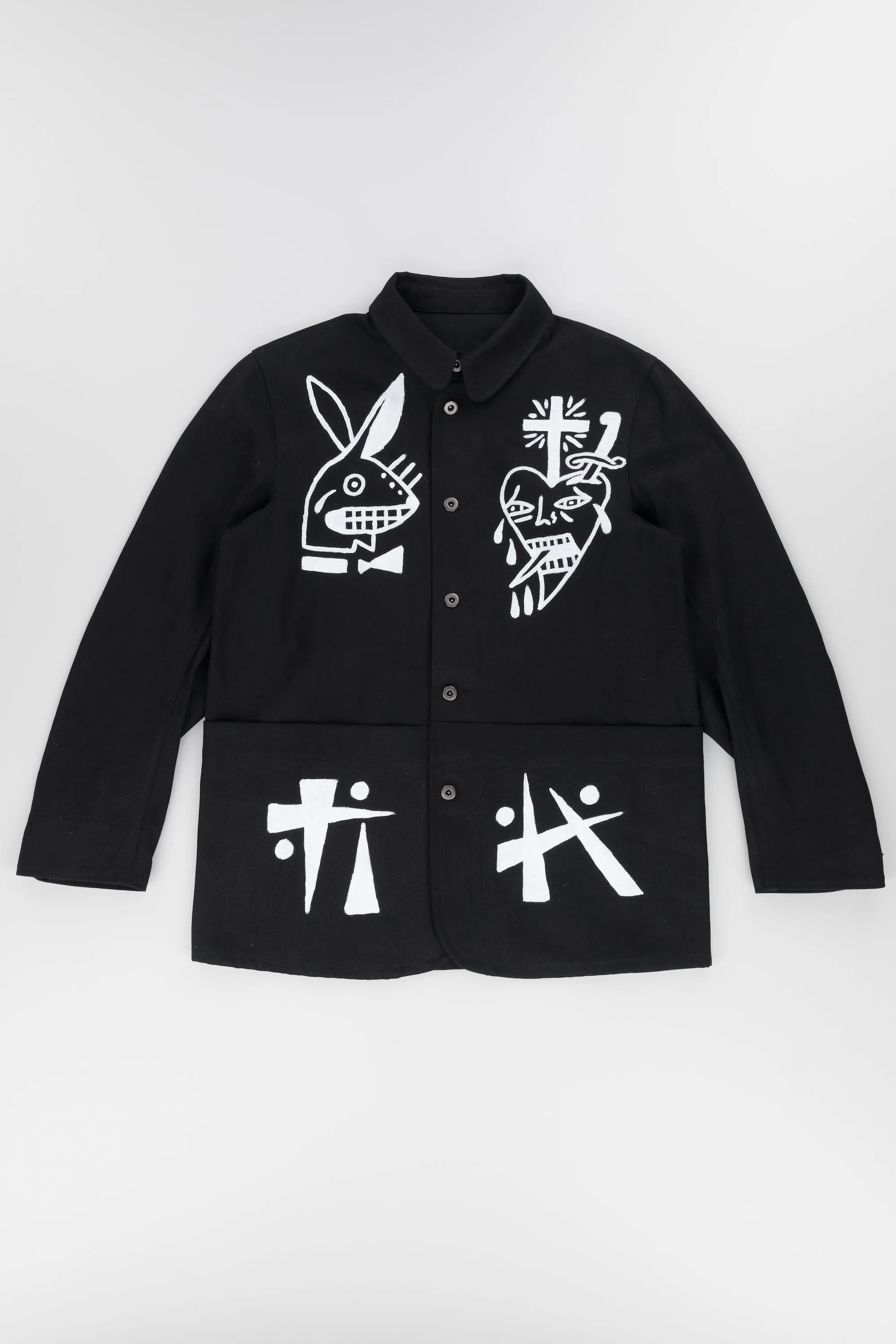 ULLAC x TATTOOS FOR YOUR ENEMIES COLLAB PAINTER SUIT. BLACK TIGER.