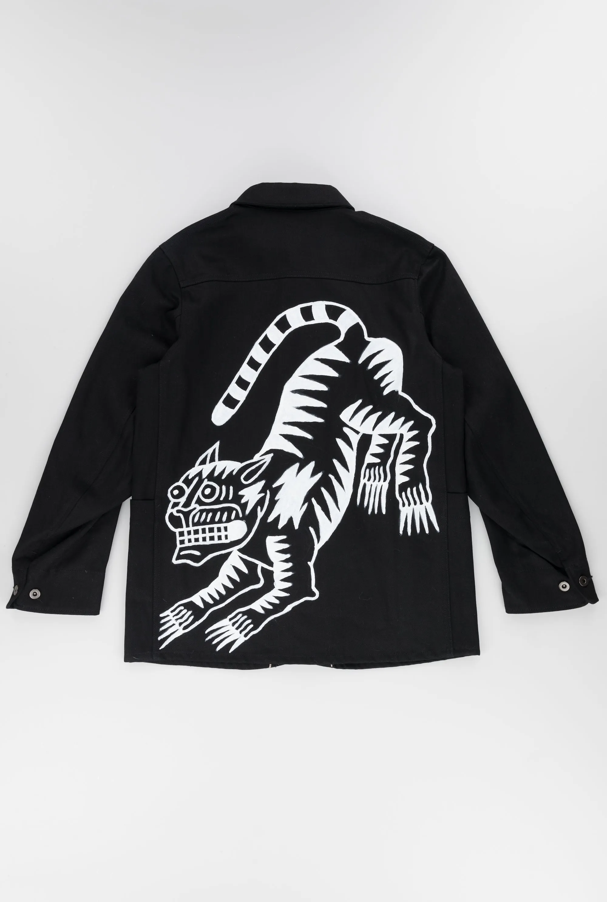 ULLAC x TATTOOS FOR YOUR ENEMIES COLLAB PAINTER SUIT. BLACK TIGER.
