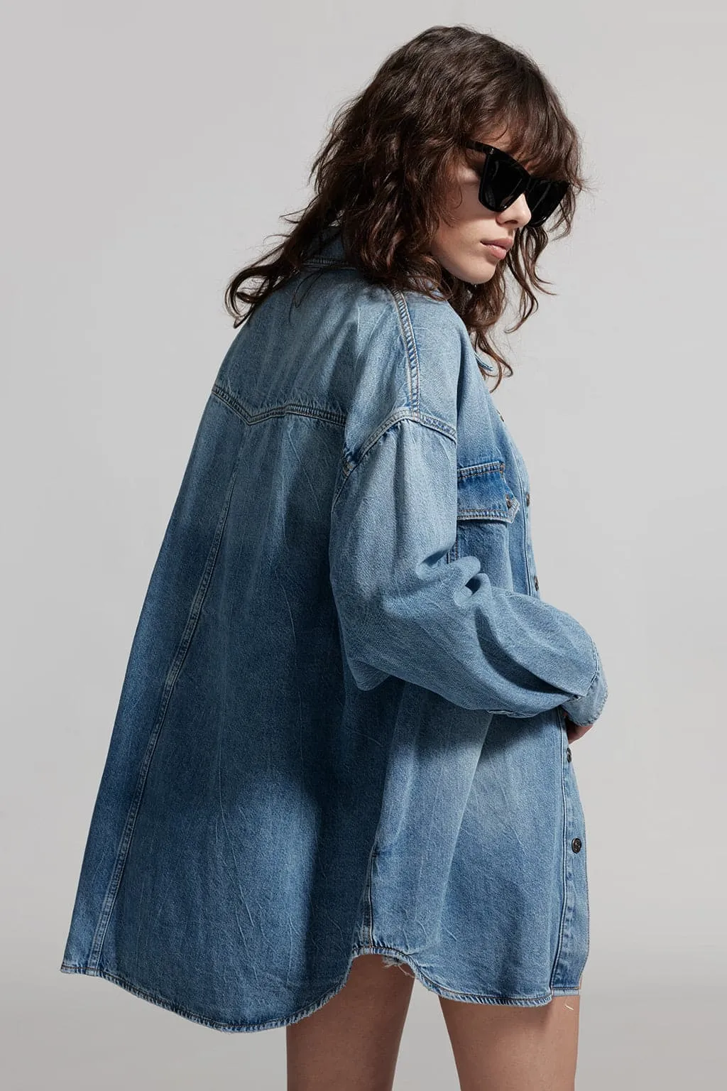 Vintage Single Breasted Denim Shirt