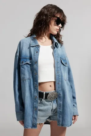 Vintage Single Breasted Denim Shirt
