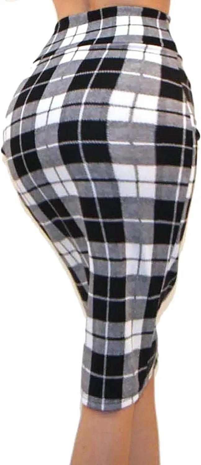 Vivicastle Women's USA High Waist Band Bodycon Career Office Midi Pencil Skirt