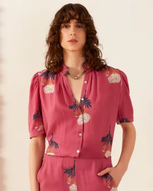 Winn Hibiscus Rose Shirt