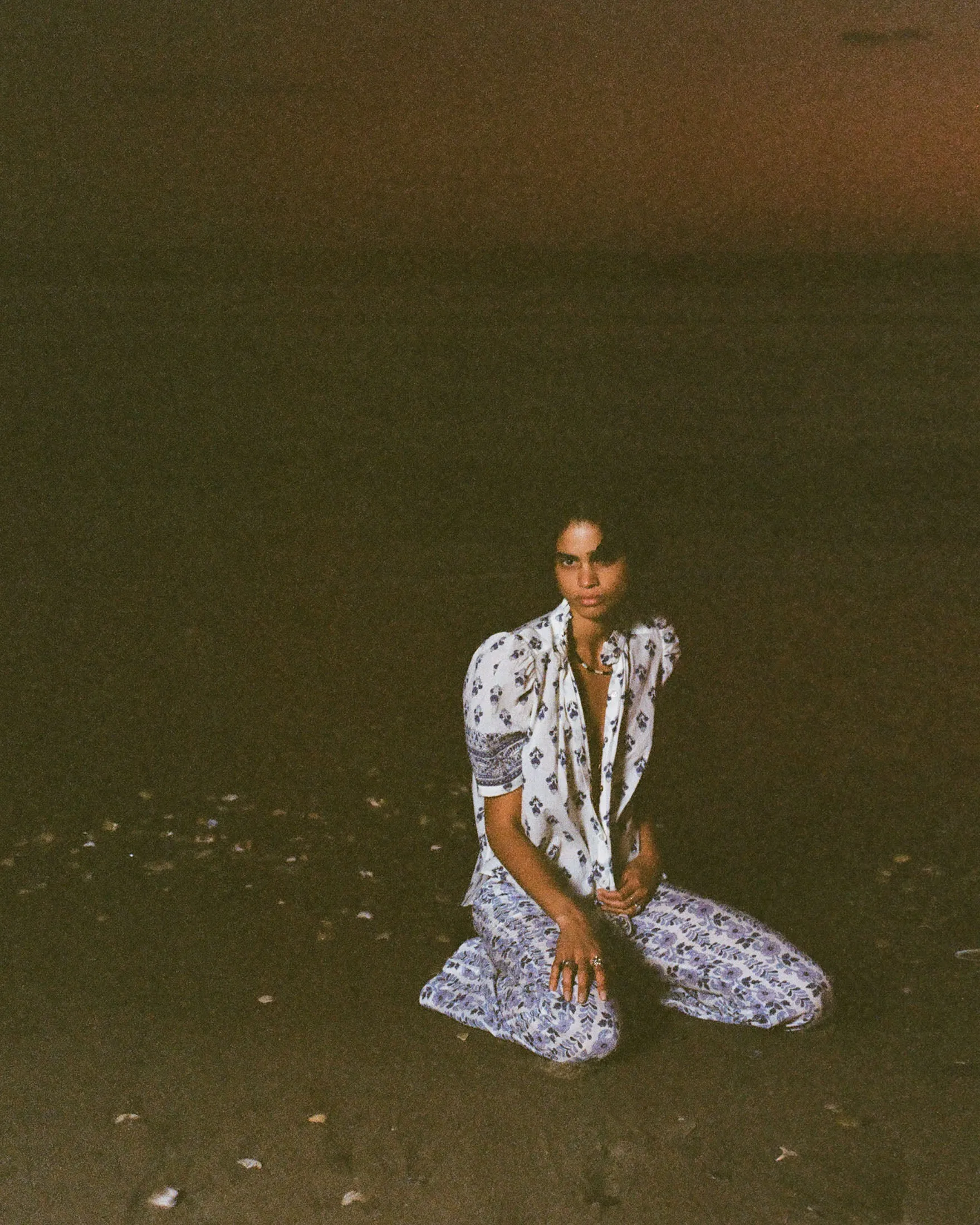 Winnie Indigo Bhutti Shirt