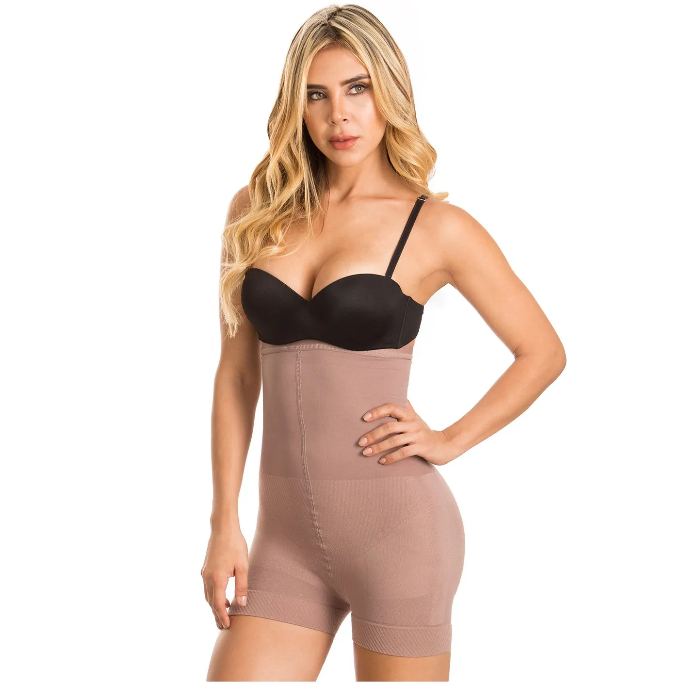 Womens High Waisted Shapewear Shorts Fajas Colombianas LT. Rose 21882