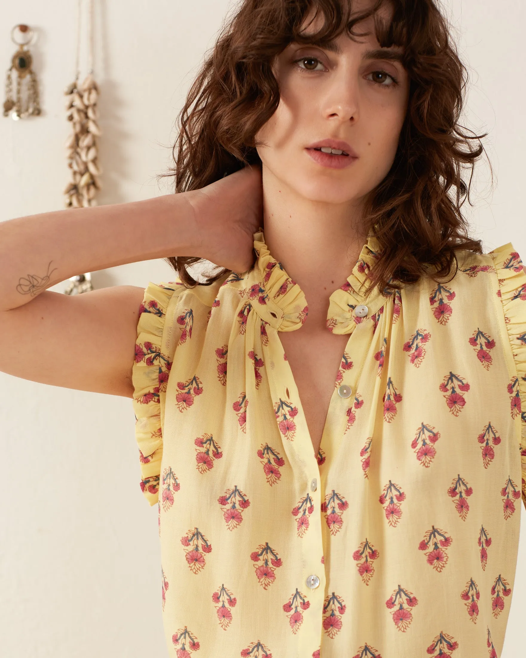 Wylie Primrose Bhutti Shirt